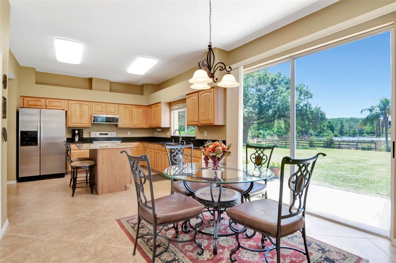 Scenic Backyard Views from the Kitchen