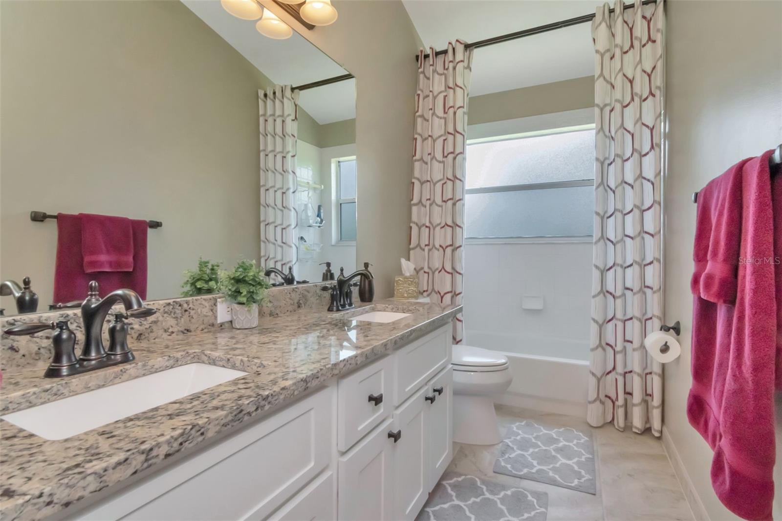 Large Secondary Bathroom with Double Sinks