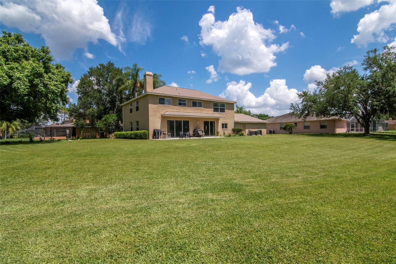 Back View of the Home