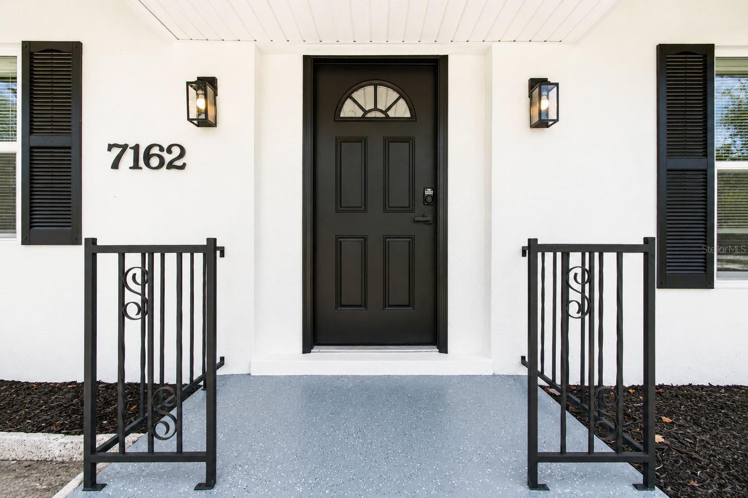 Welcoming front entry