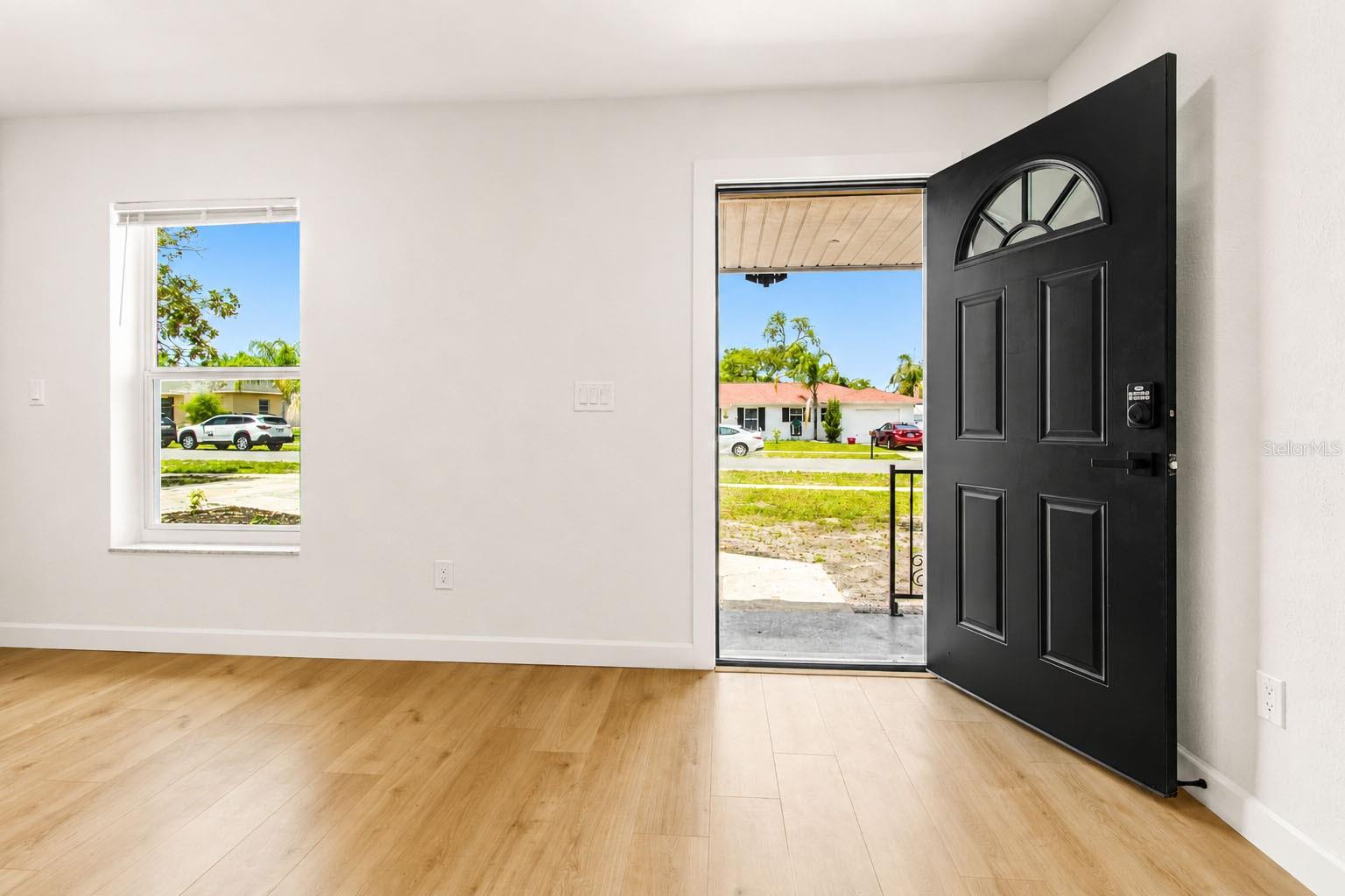 Open-concept living area