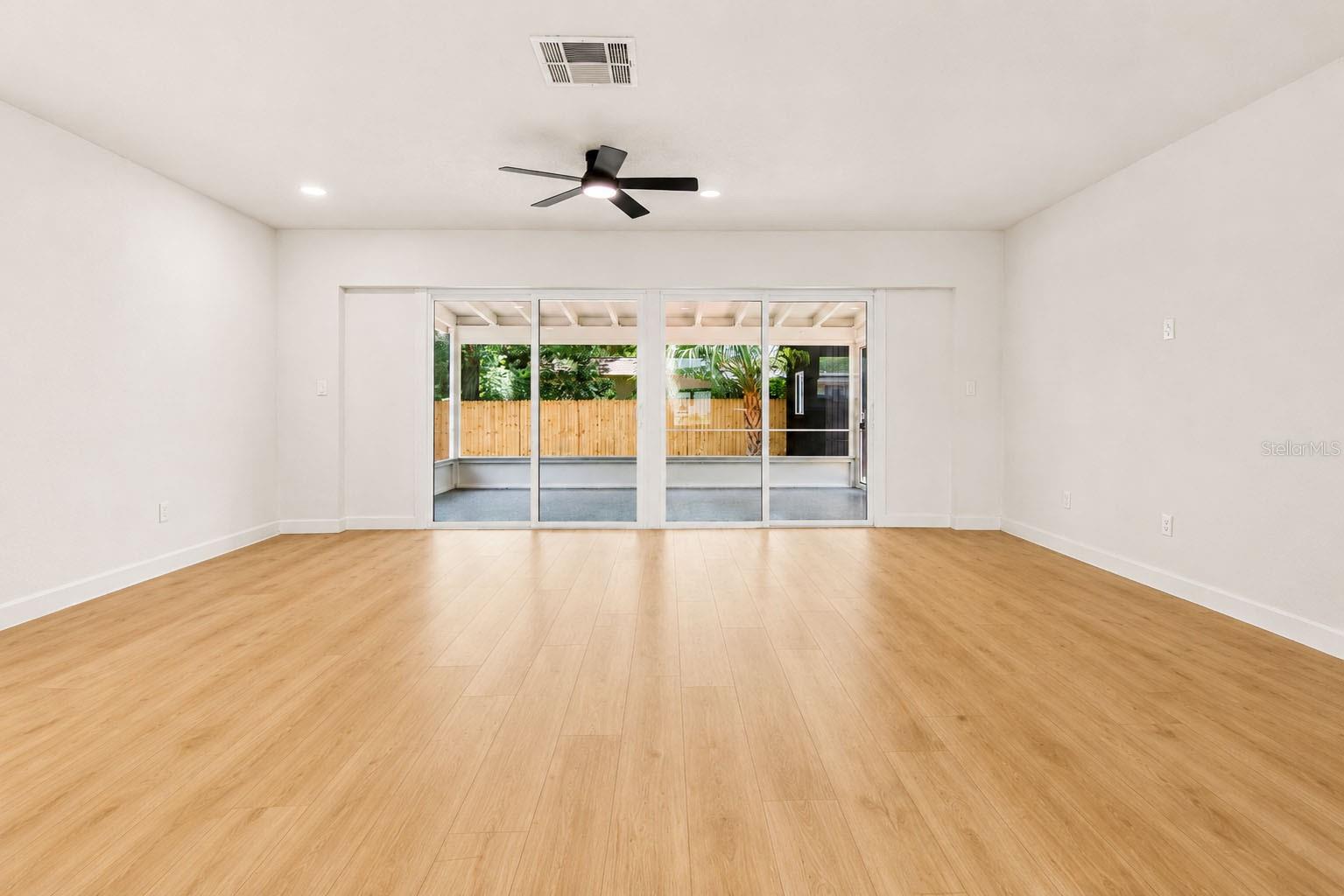 Open-concept living area