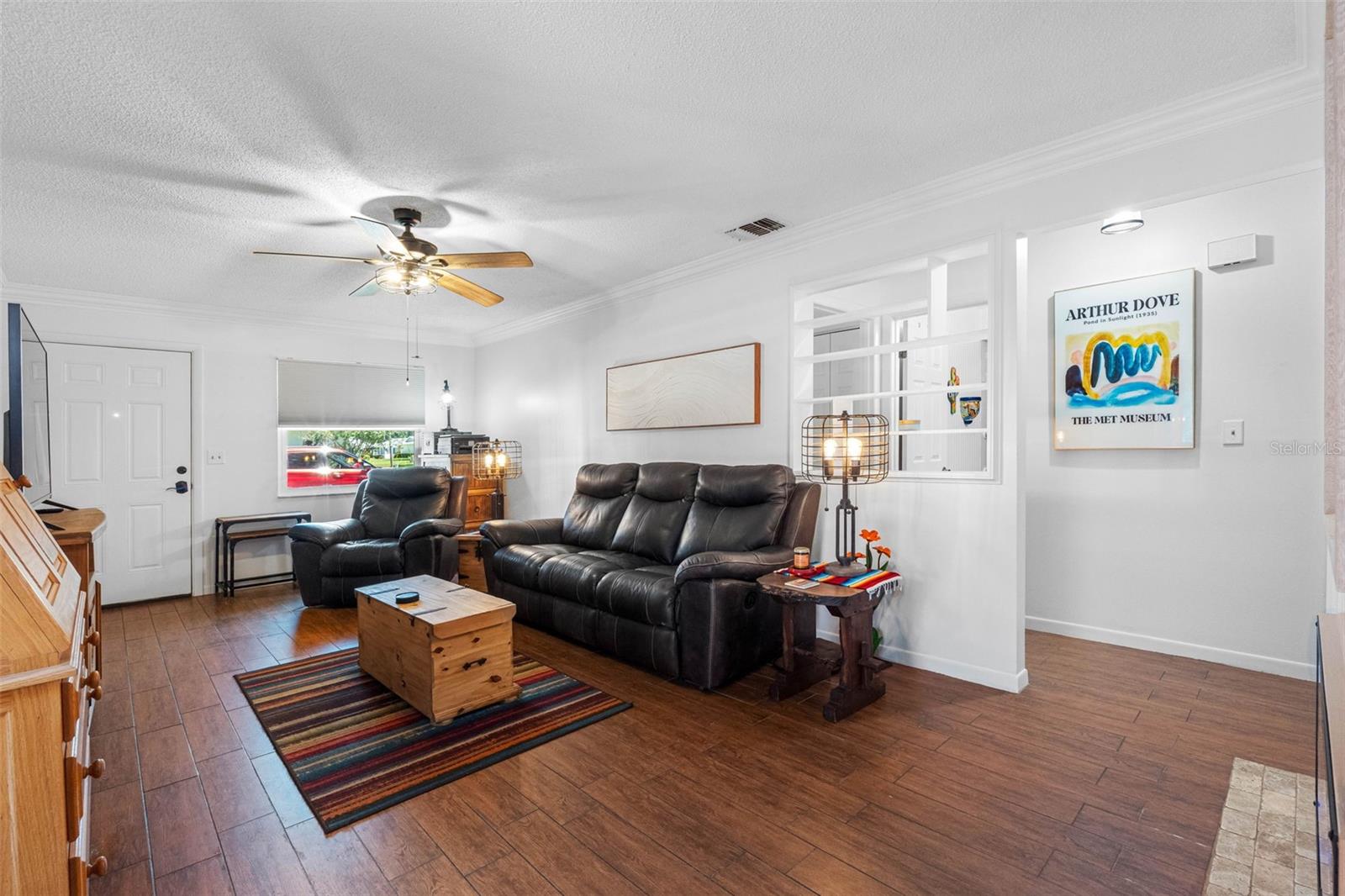 Living Room wood-like tile