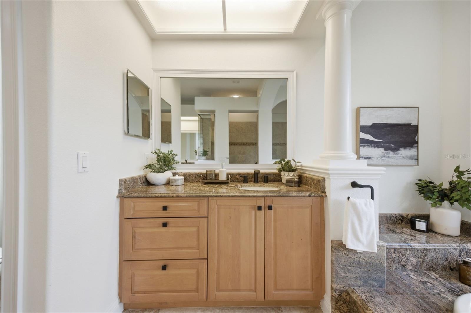Primary Bath with garden tub and separate shower