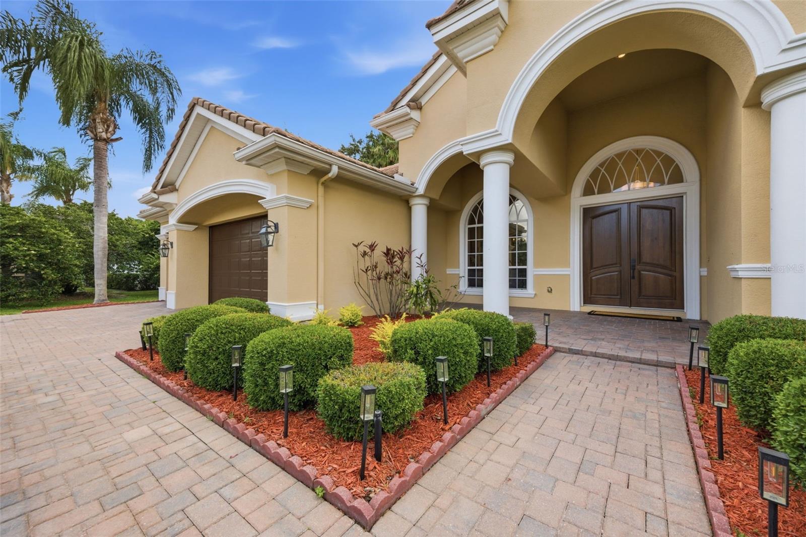 Exquisite double door entry