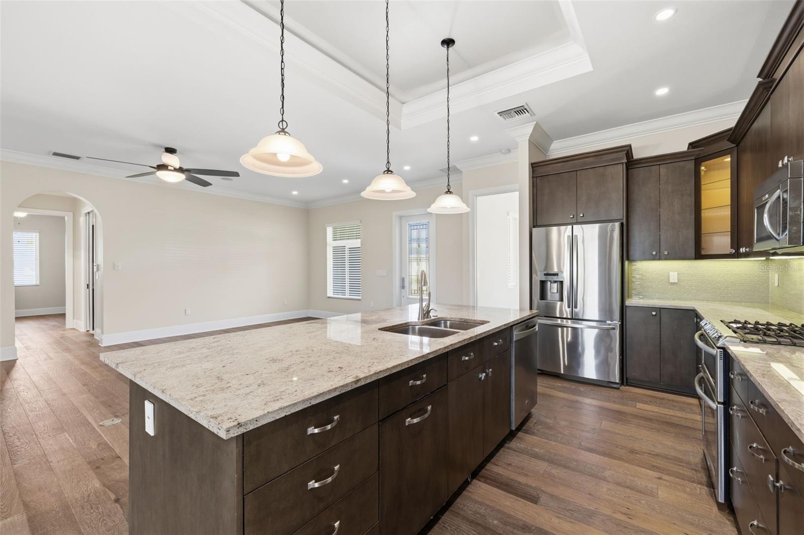 Kitchen to 2nd and 3rd Bedrooms