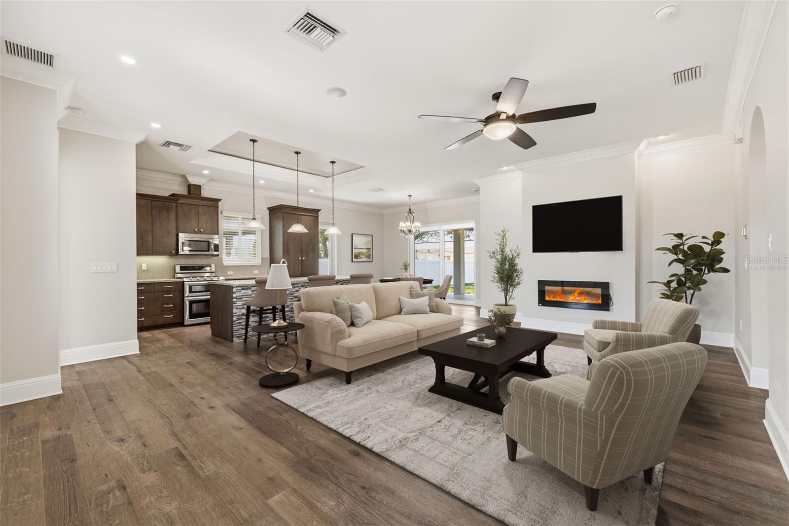 Virtually Staged Living Area