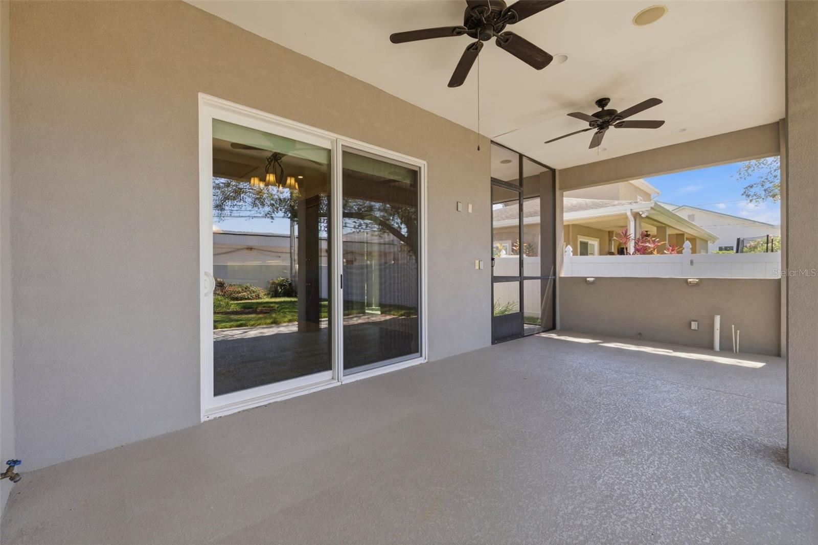 Rear Covered Porch to Future Outdoor Kitchen