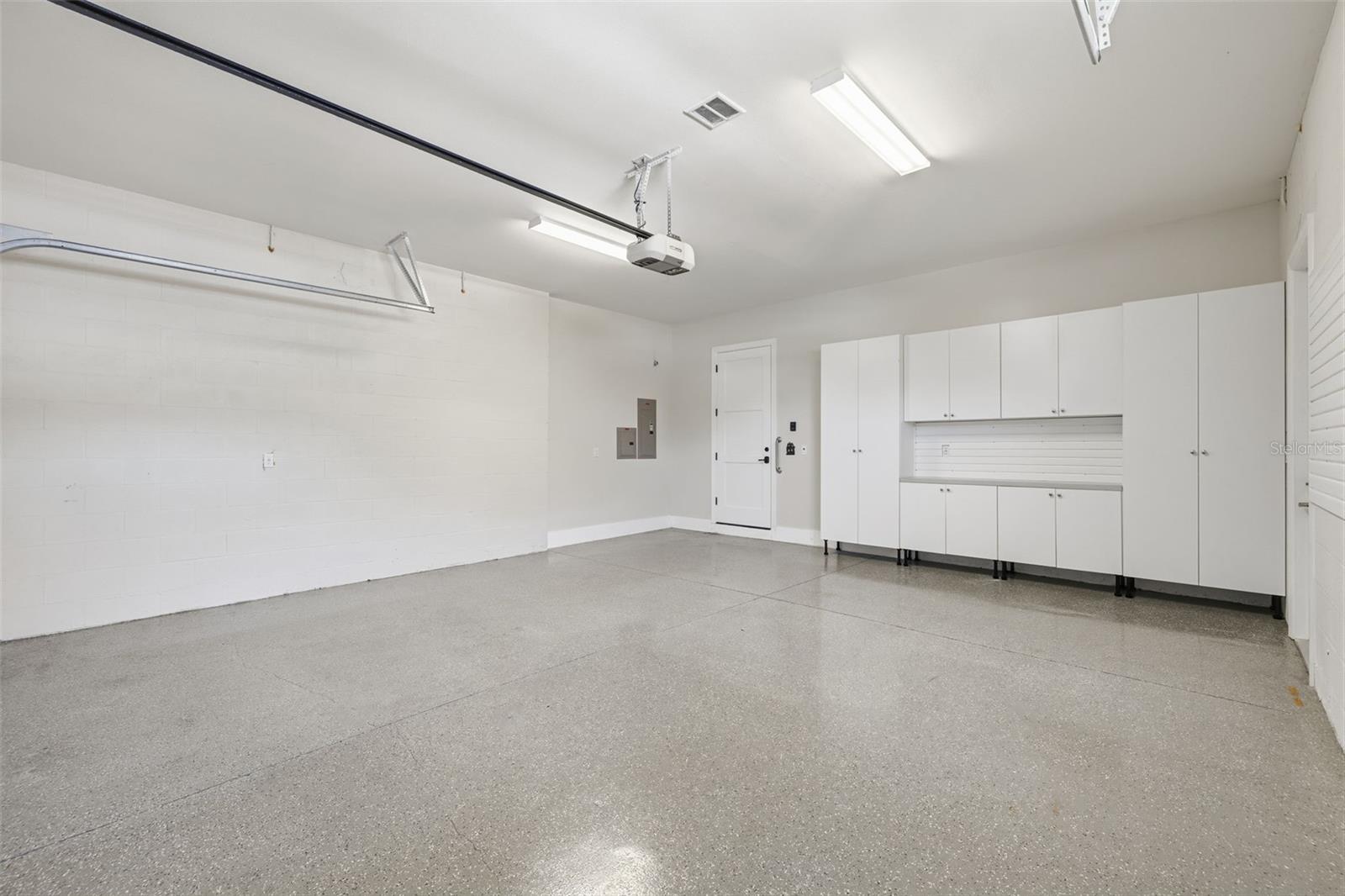2 Car Garage with Built Ins