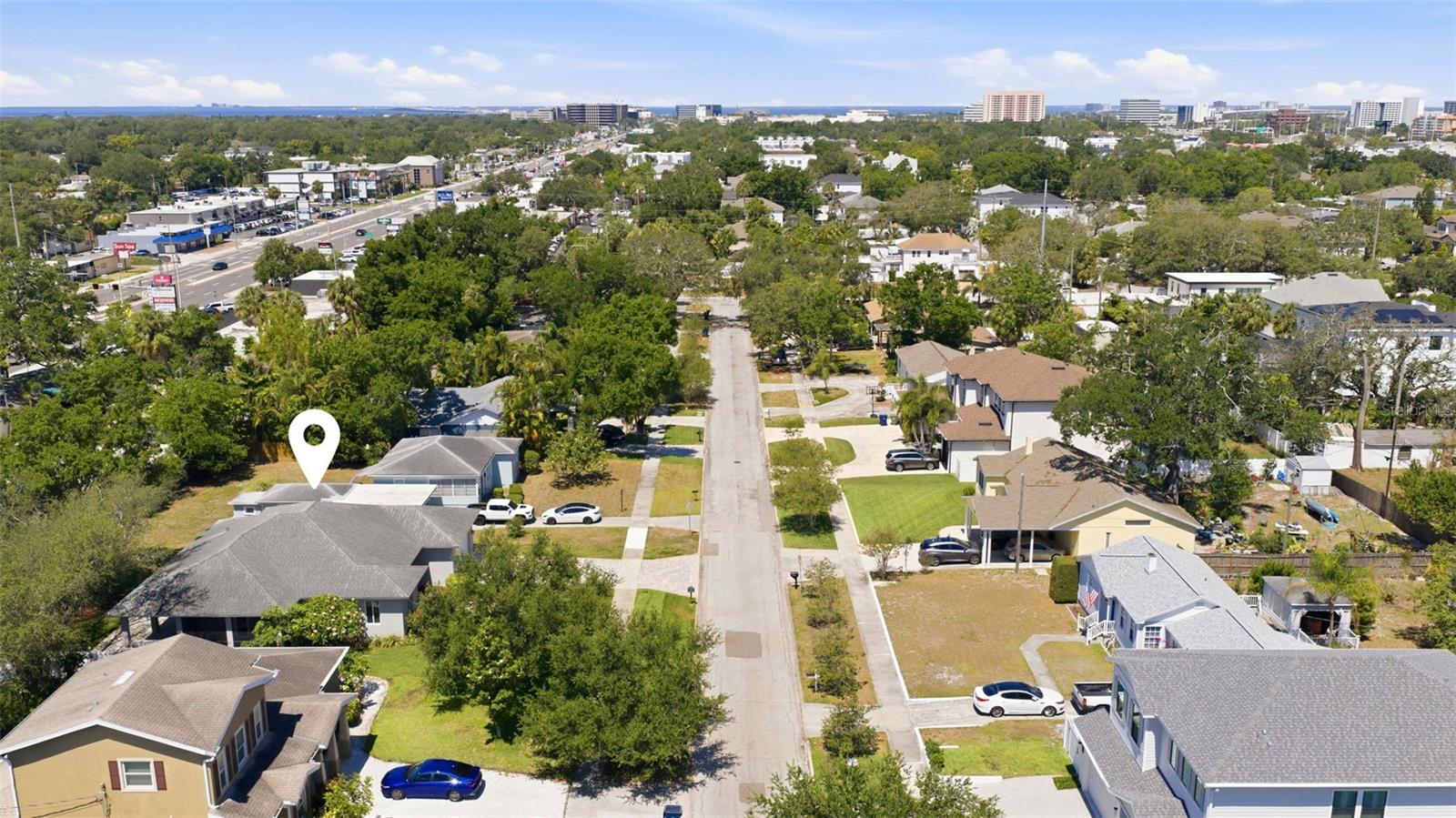 Overhead View West toTampa Bay Water