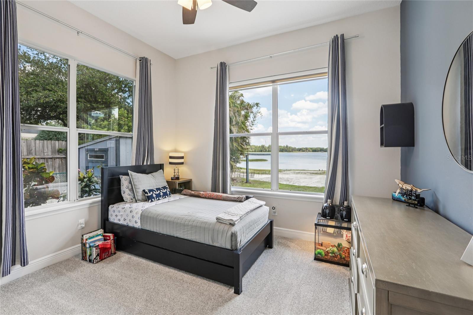 Bedroom 3 with Lake Views