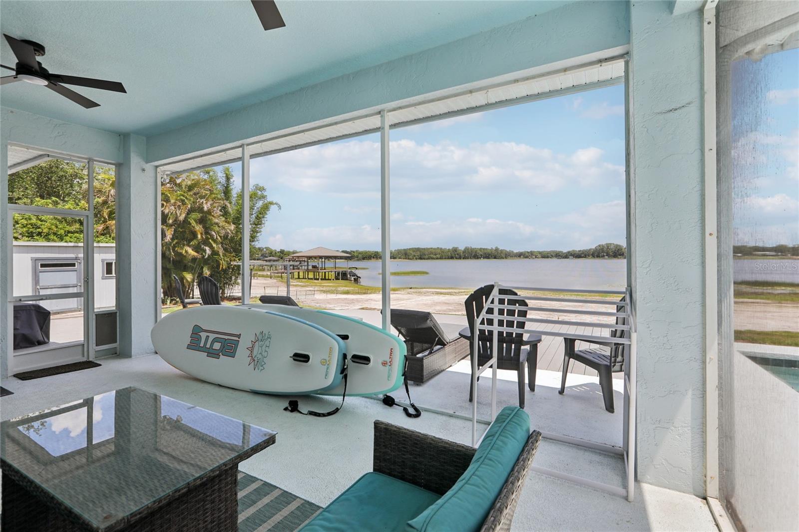 Enjoy Sunsets on the Screened Patio