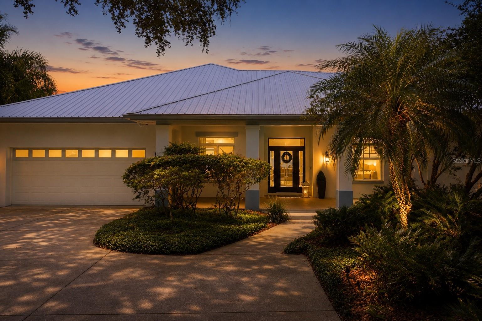 Twilight Front Entrance