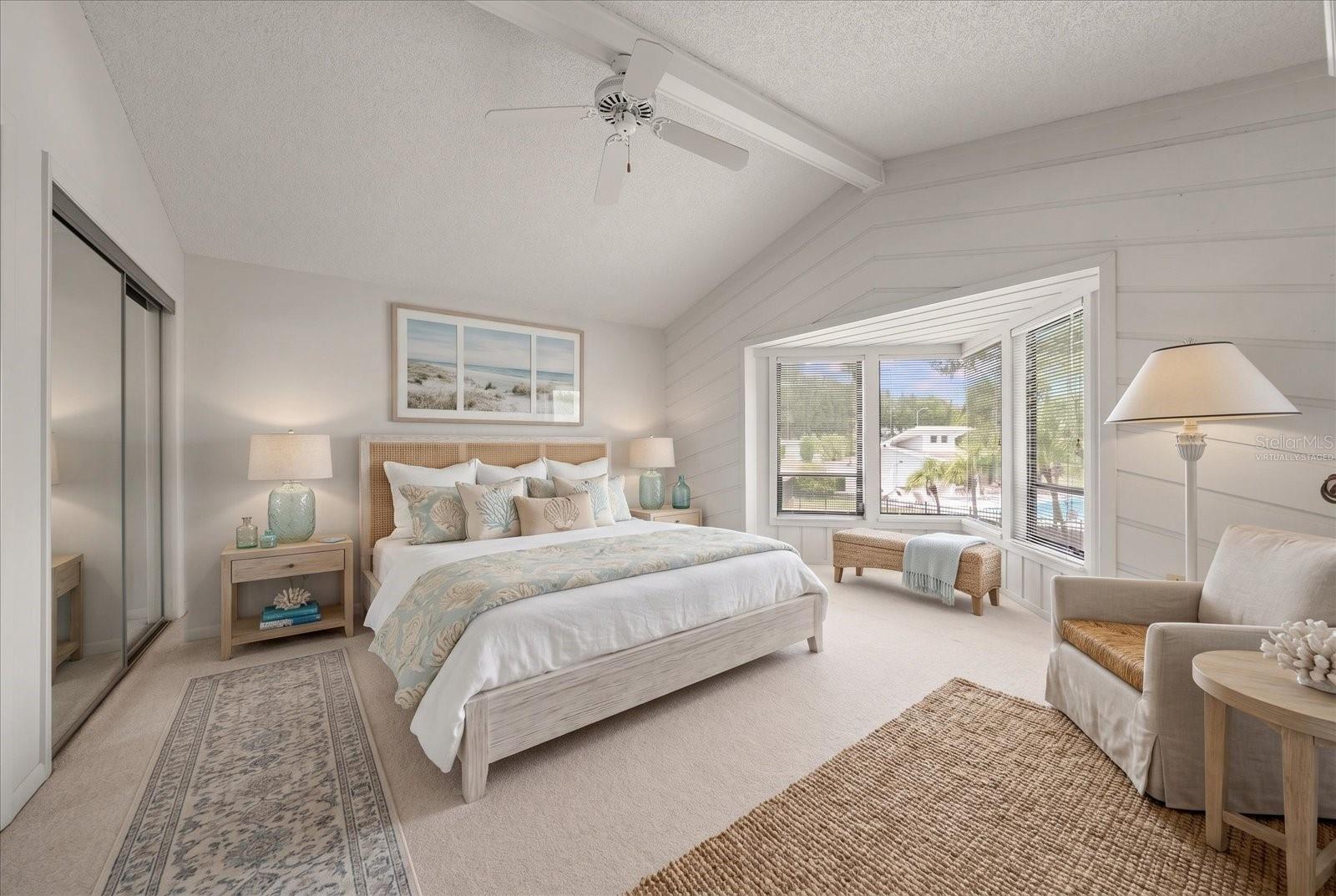 Primary Bedroom Virtually Staged