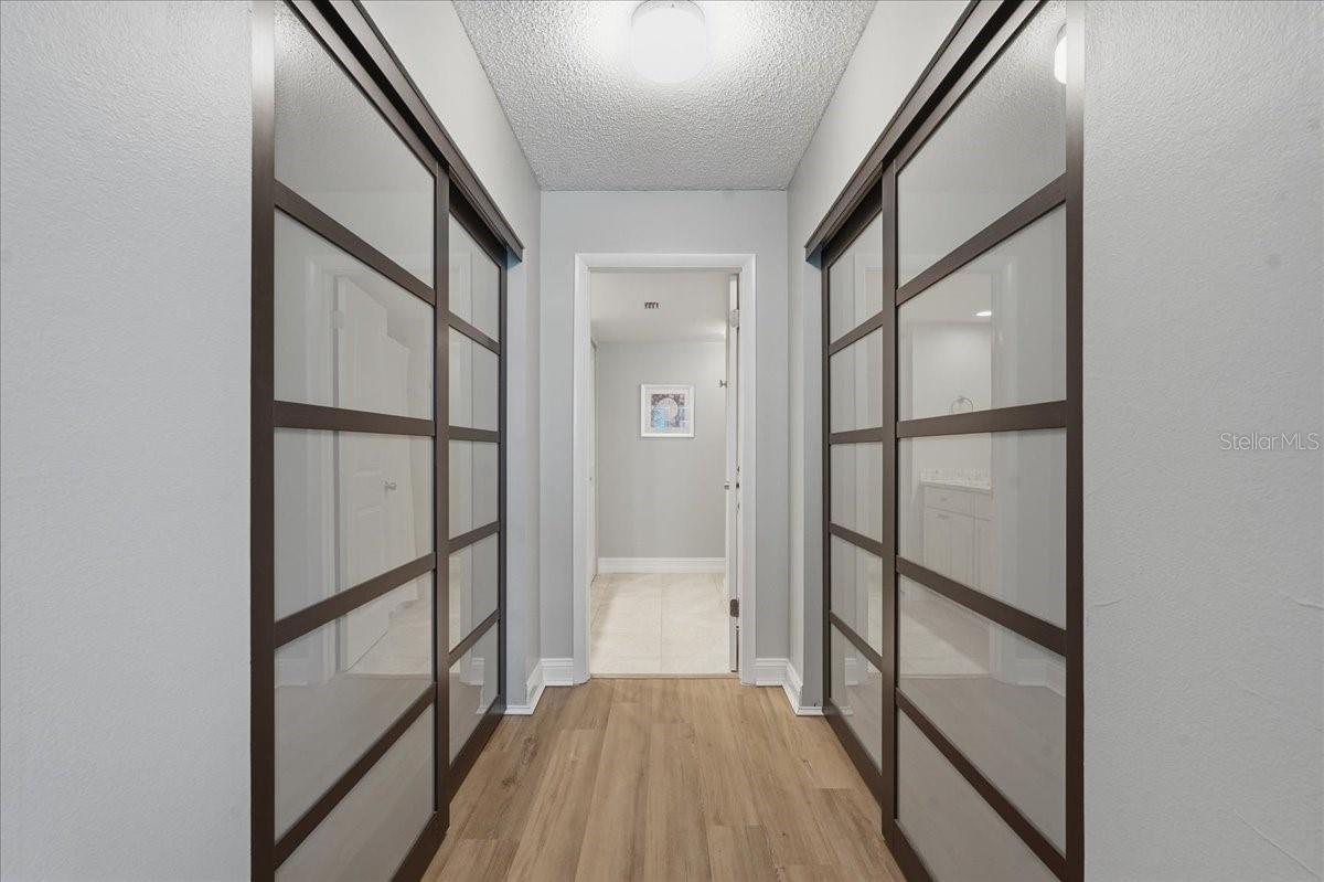 OVERSIZED DUAL BUILT- IN CLOSETS