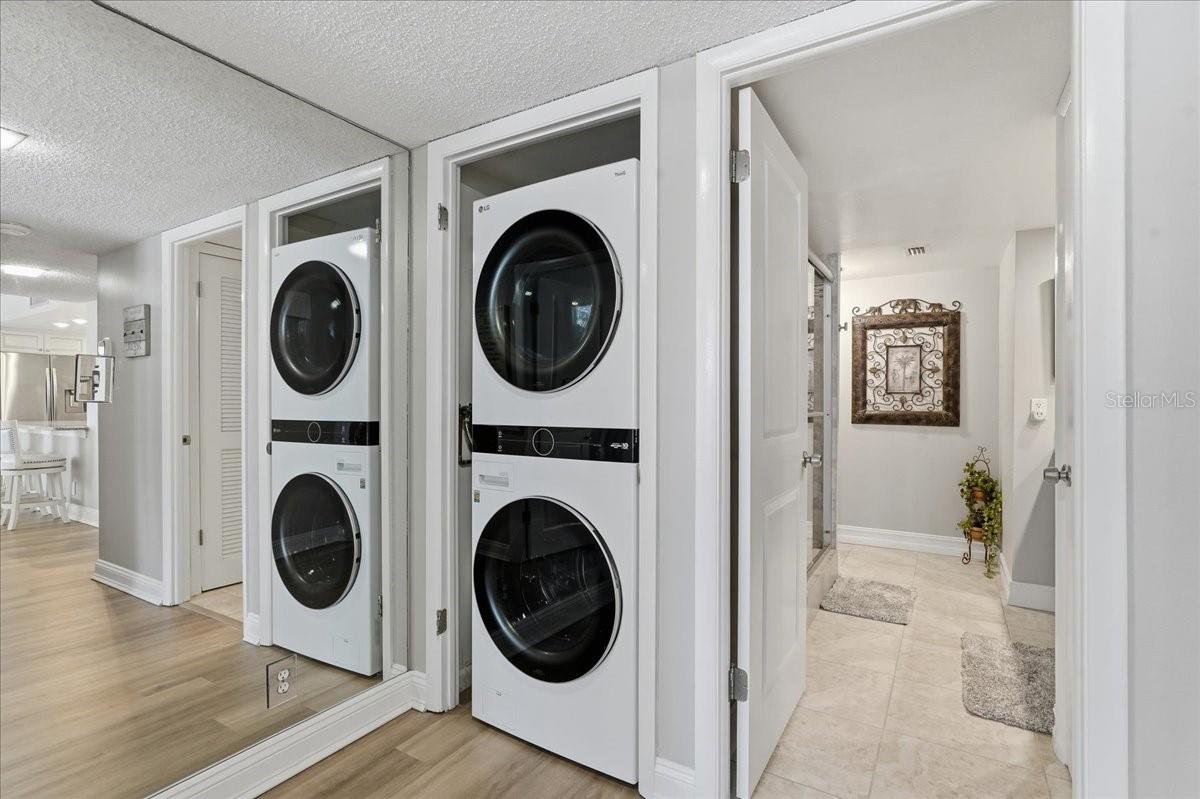 NEWER STACKED WASHER AND DRYER (2023)