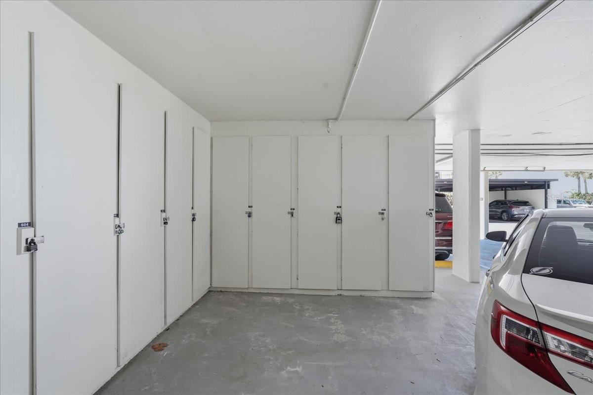 PRIVATE AND LOCKED STORAGE