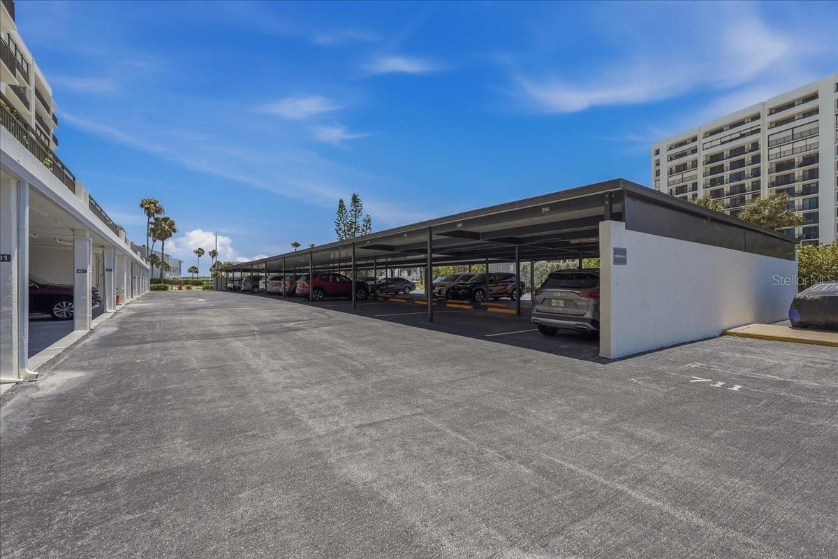 COVERED GUEST PARKING