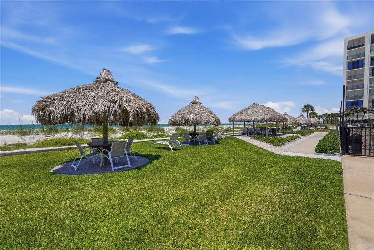 TIKI HUTS SPRINKLED IN ALL THE RIGHT PLACES ~ LIVE YOUR BEST BEACH LIFE ON SAND KEY!!