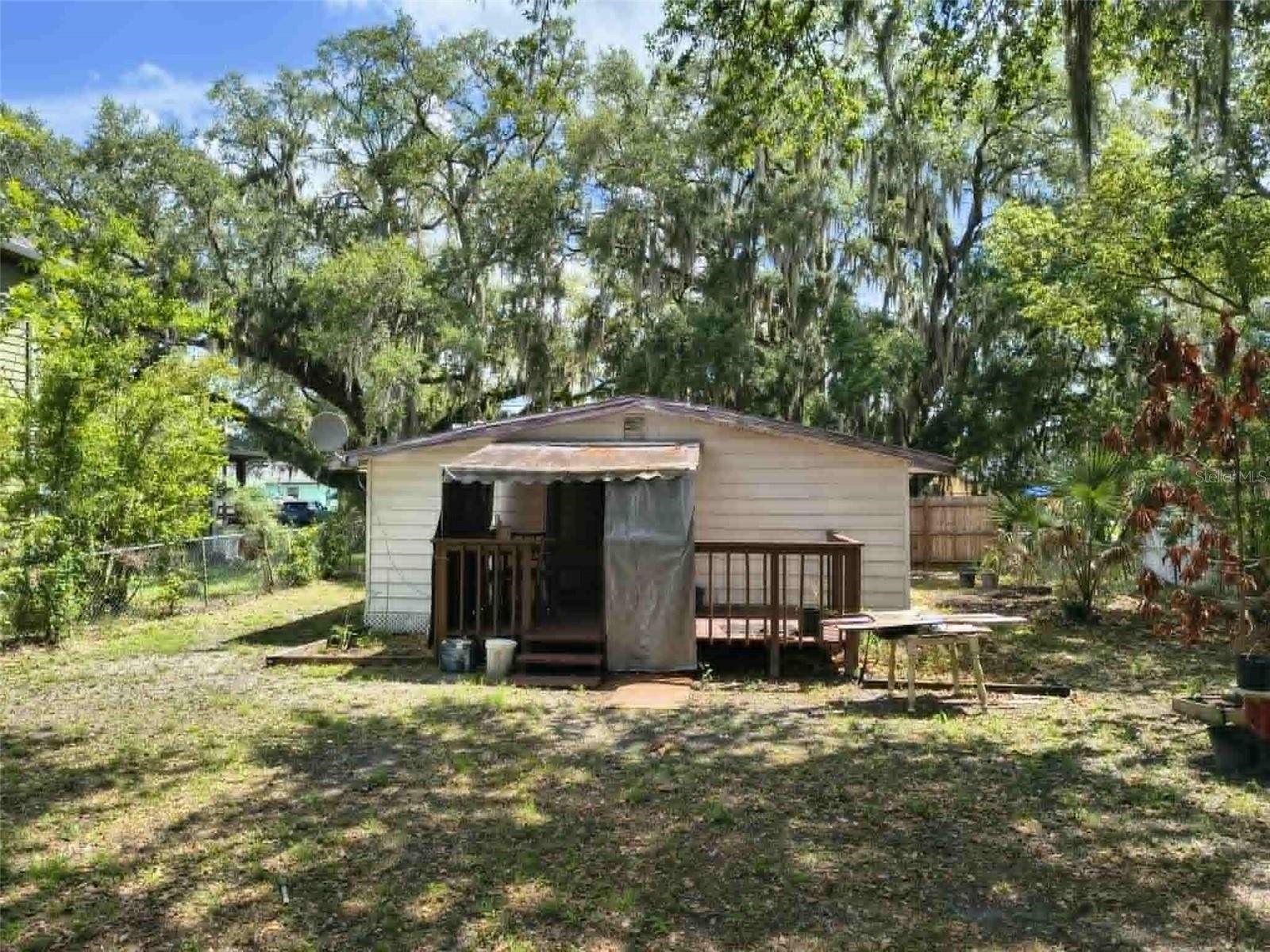 Fenced in yard