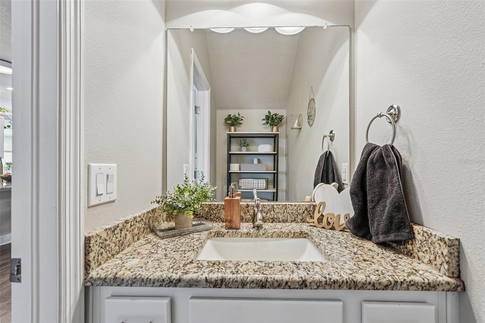 1st floor half bath