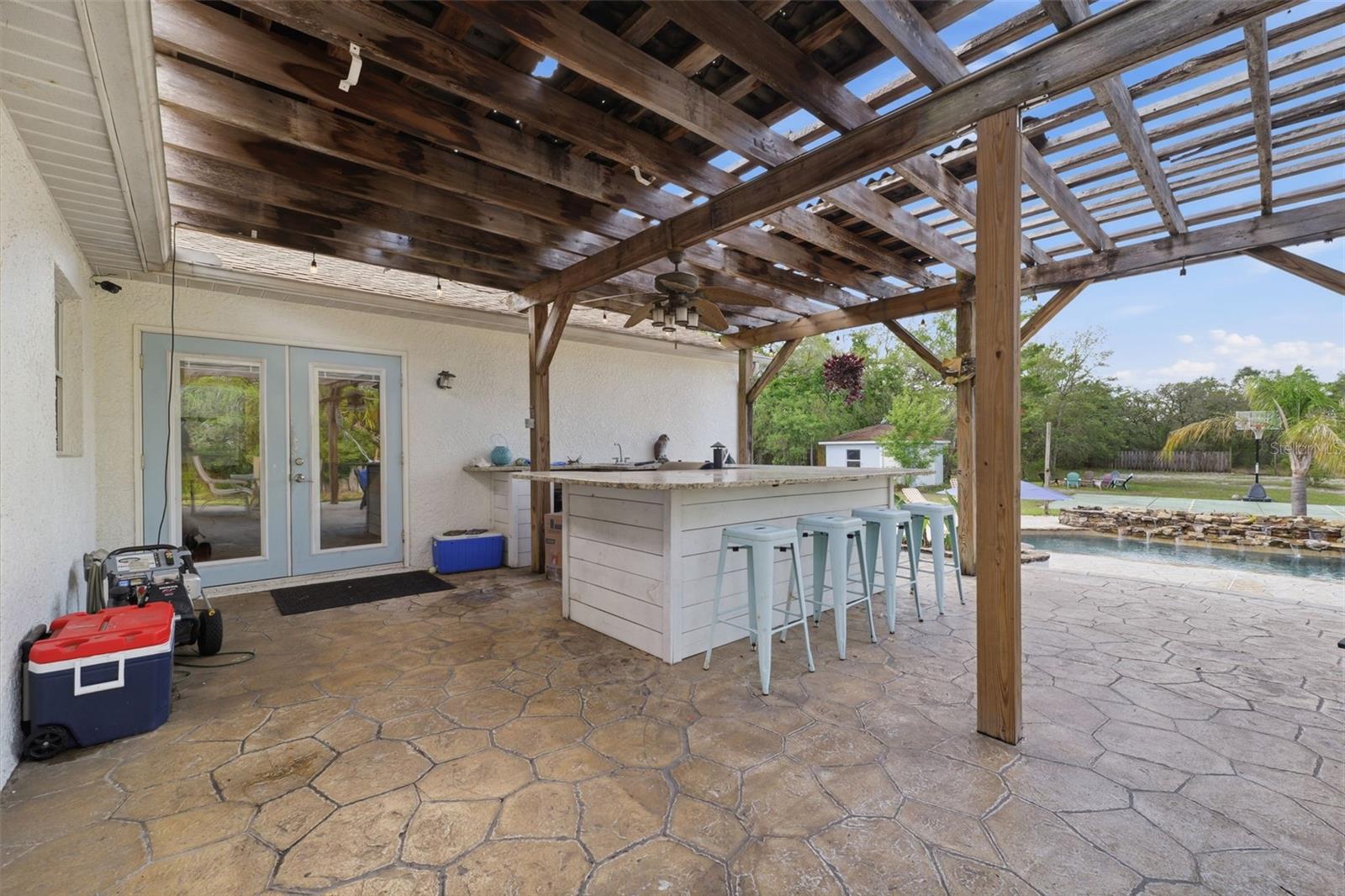 Rear Covered Porch