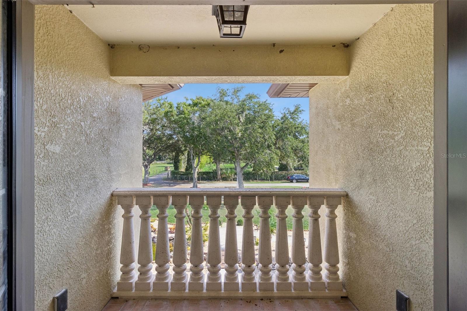 Second level loft balcony.