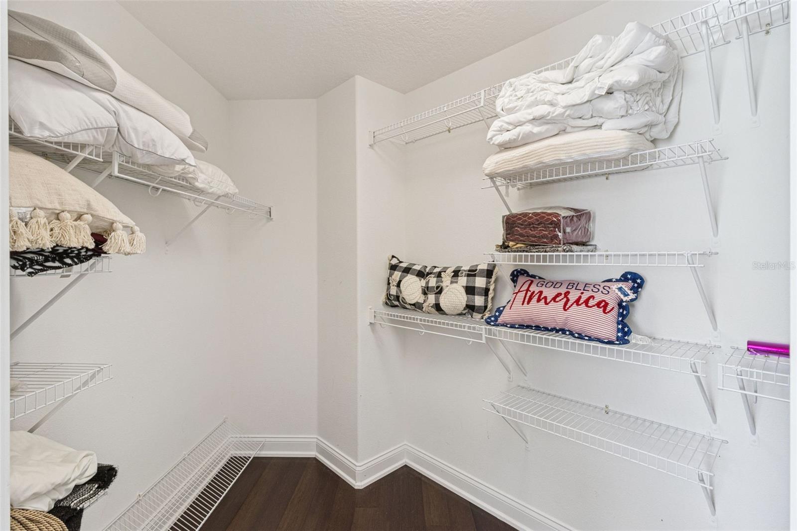Bedroom 2 walk-in closet.