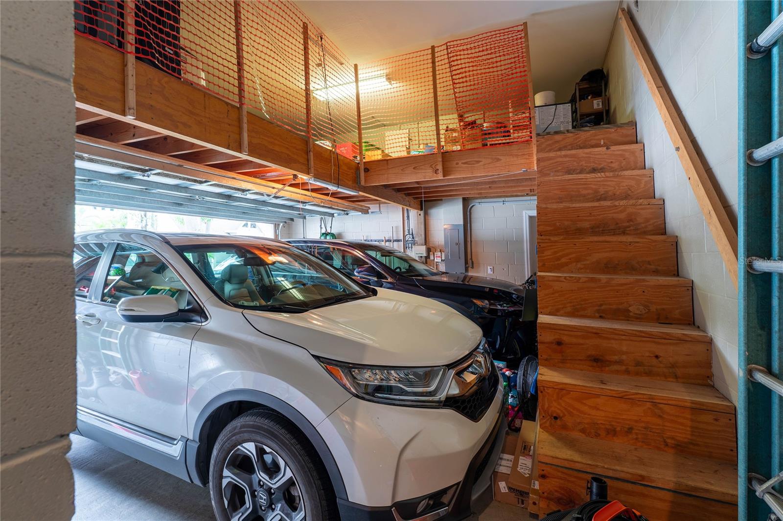 Massive over garage storage