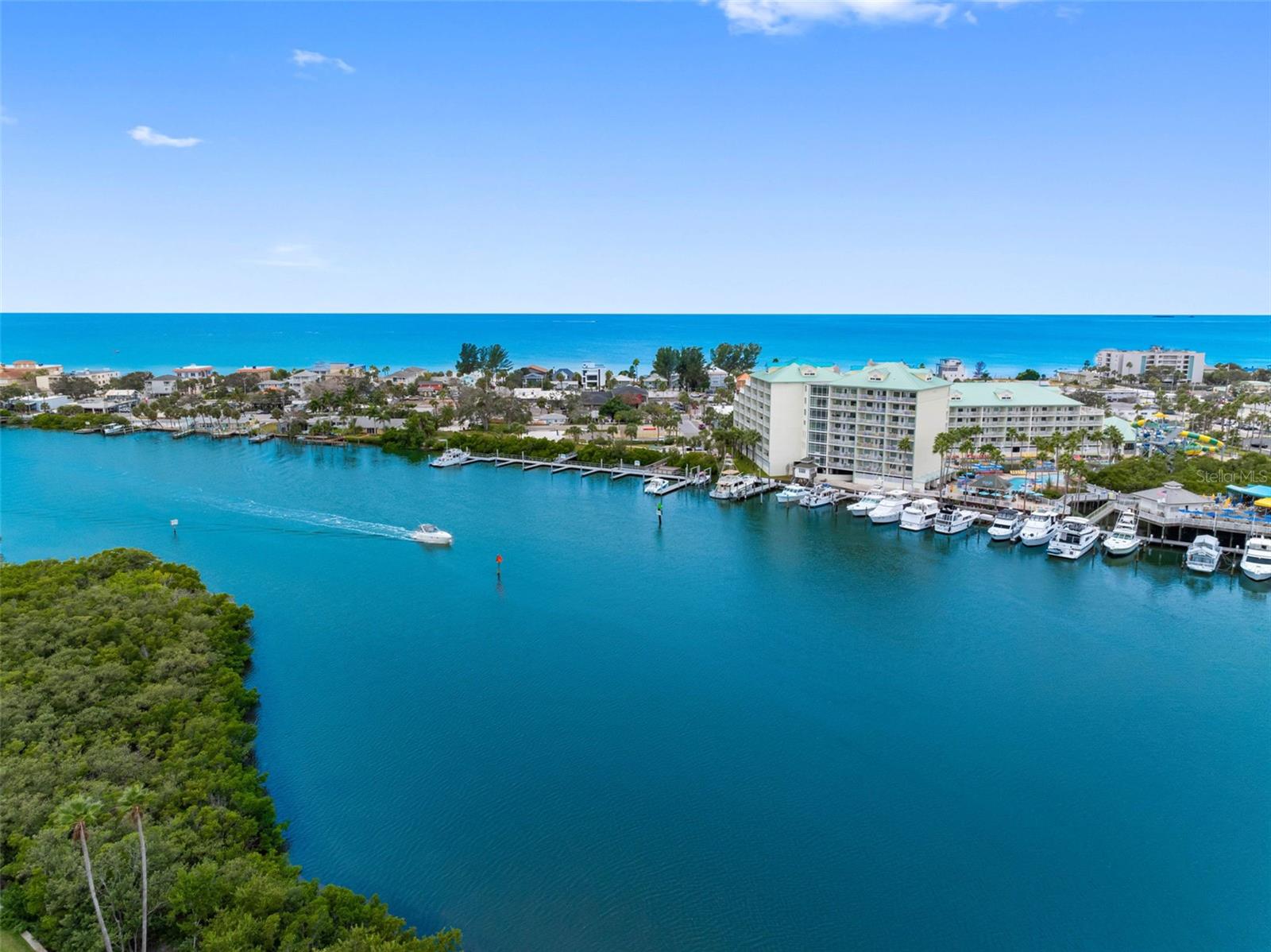 Boating activity on Intracoastal outside from your balcony