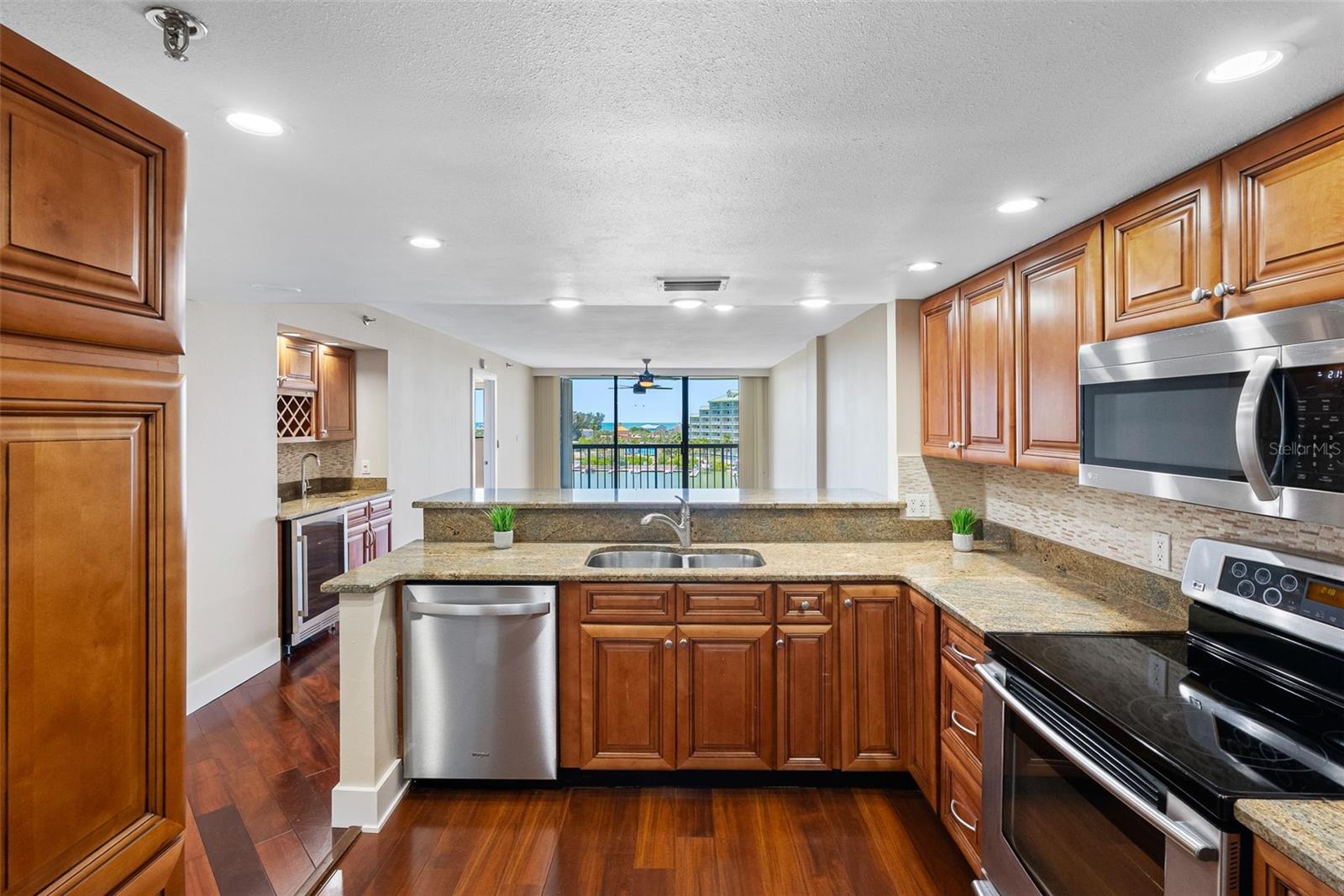 Water Views from Kitchen