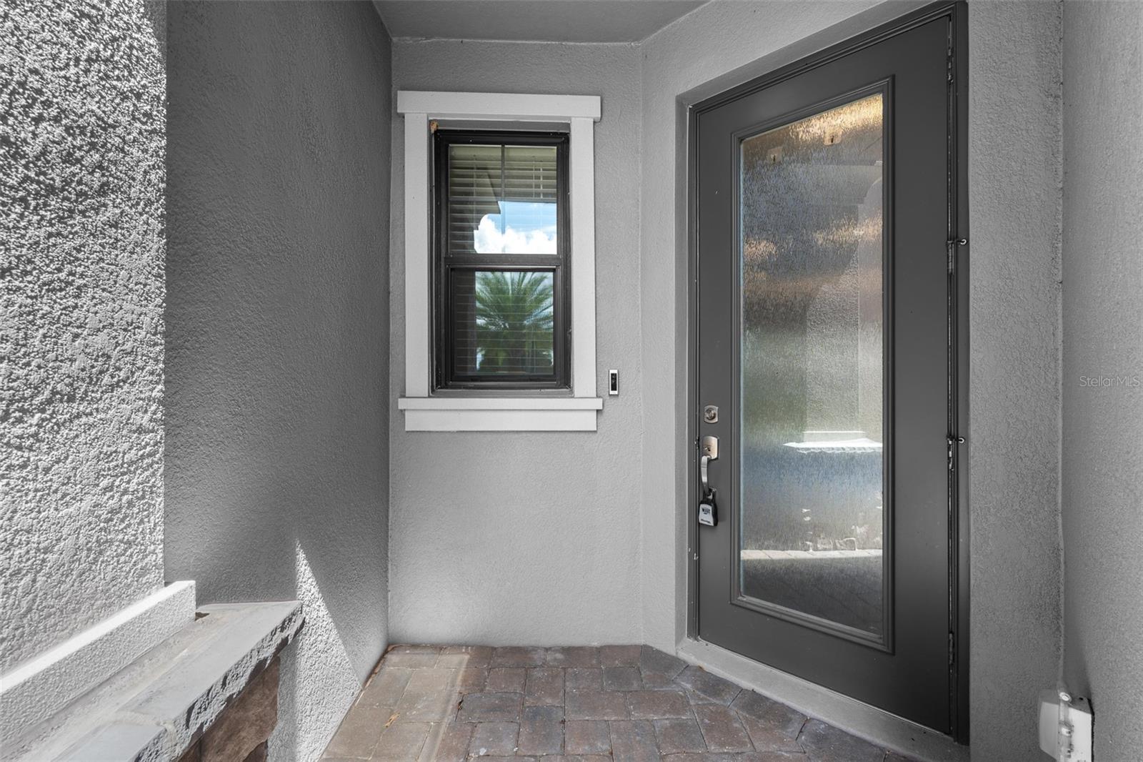 Glass door