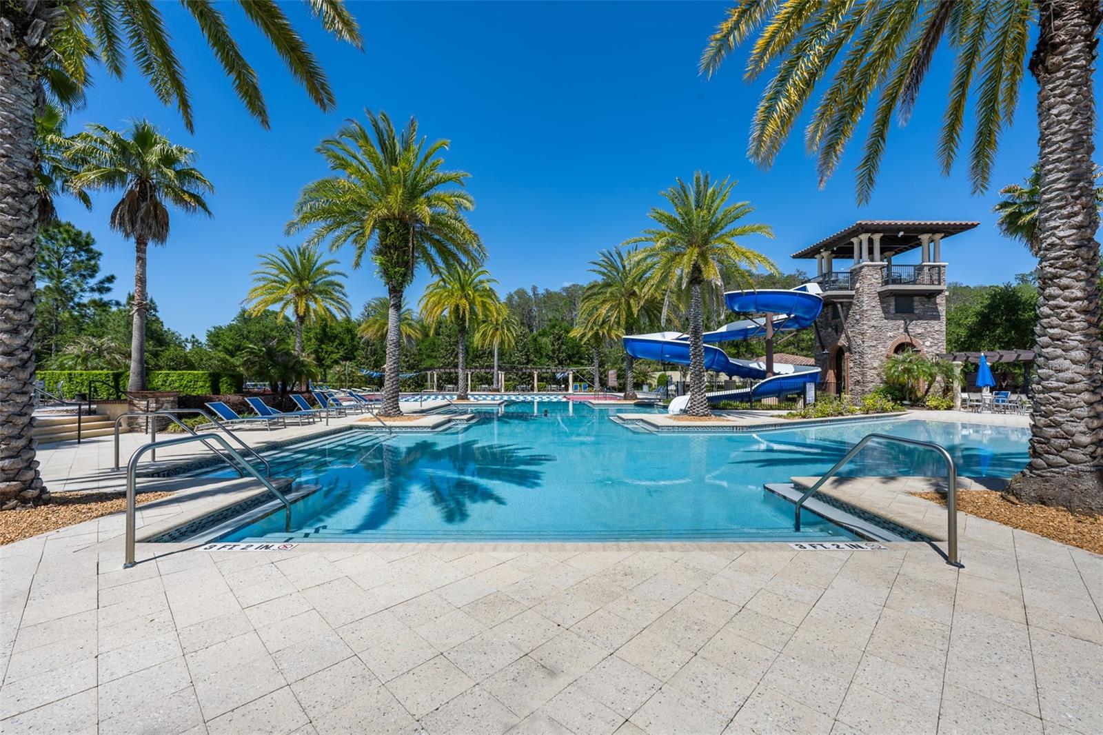 Resort style pool