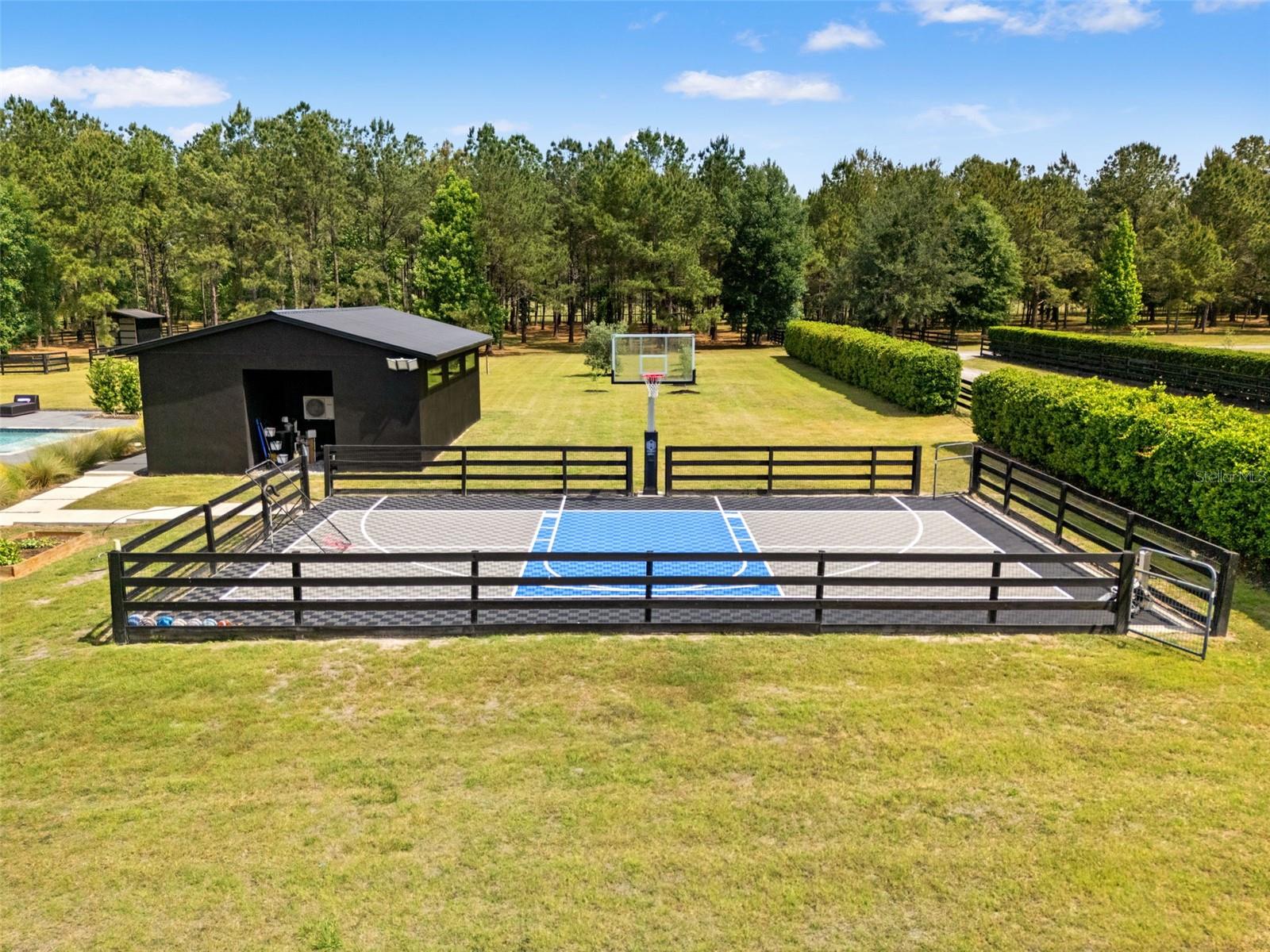 pickle ball/basketball court