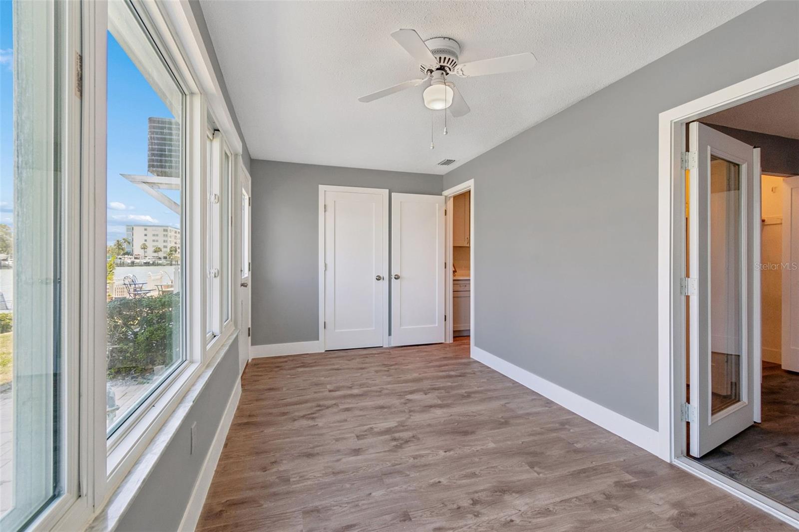 Florida Room with Storage Closet