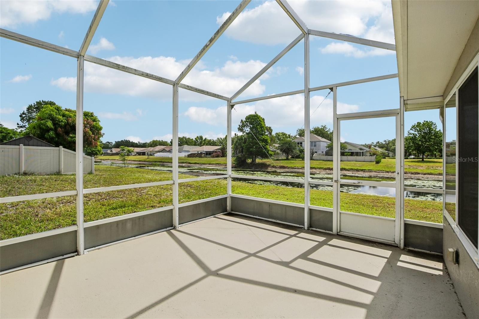 Screened patio