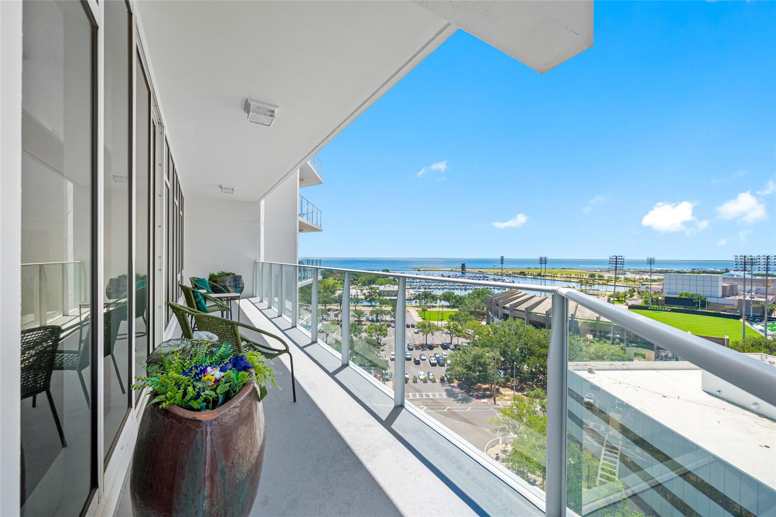 Views off of the balconies!