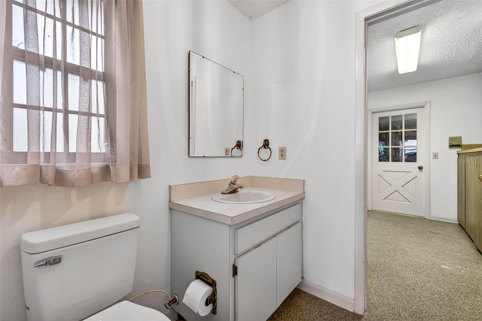 half bath in garage
