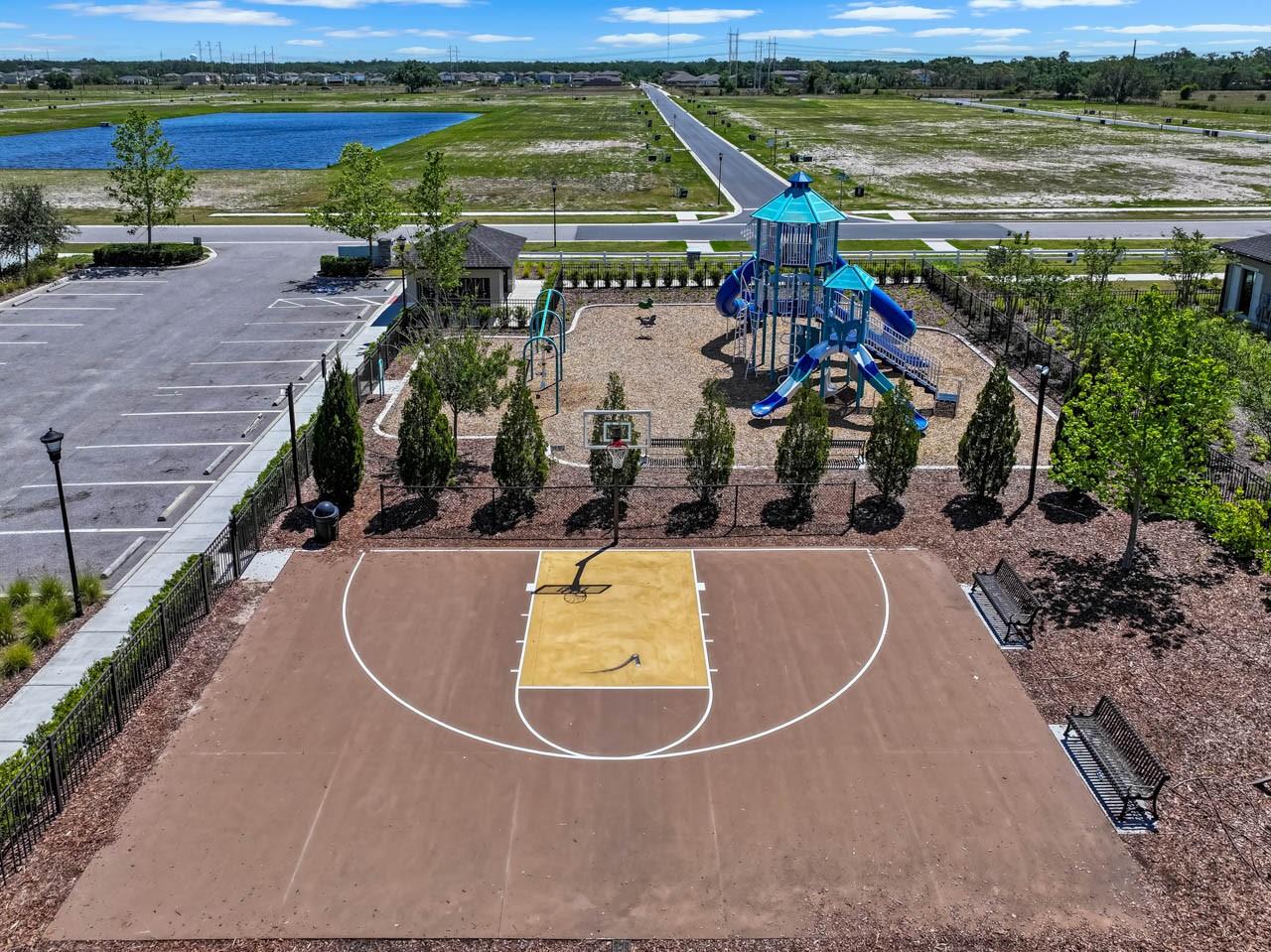 Half Basketball court