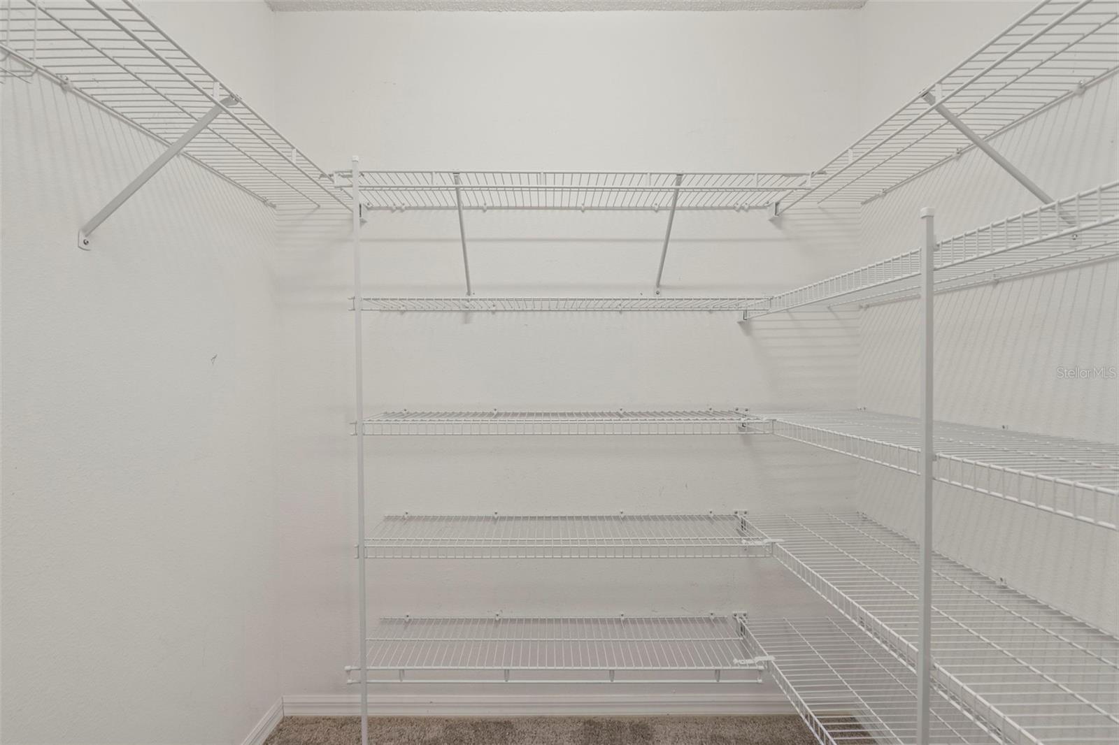 Master walk in closet