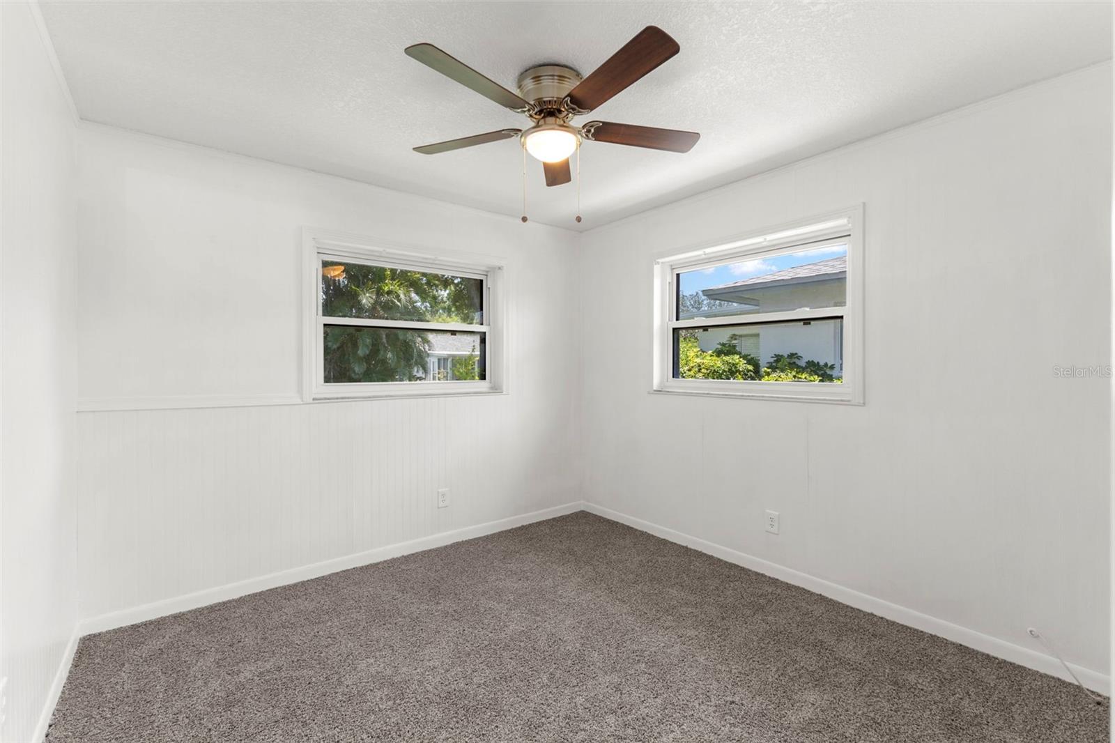 Second bedroom with brand new carpet