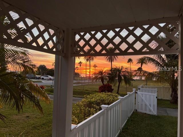Nightly sunsets from your front porch