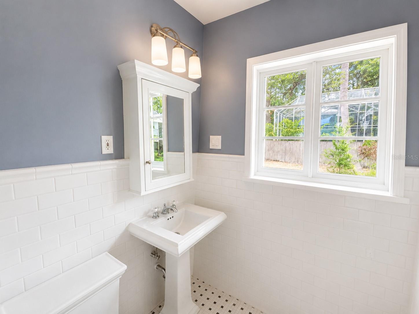 Current Primary bath with tub, shower combo