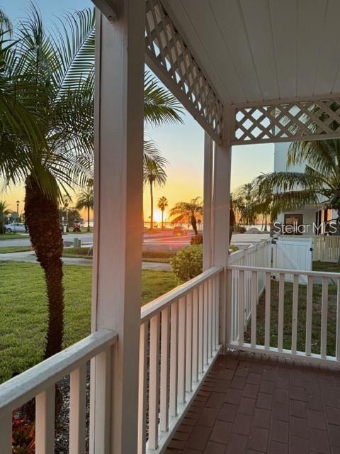 Enjoy nightly sunsets over St. Josephs Sound