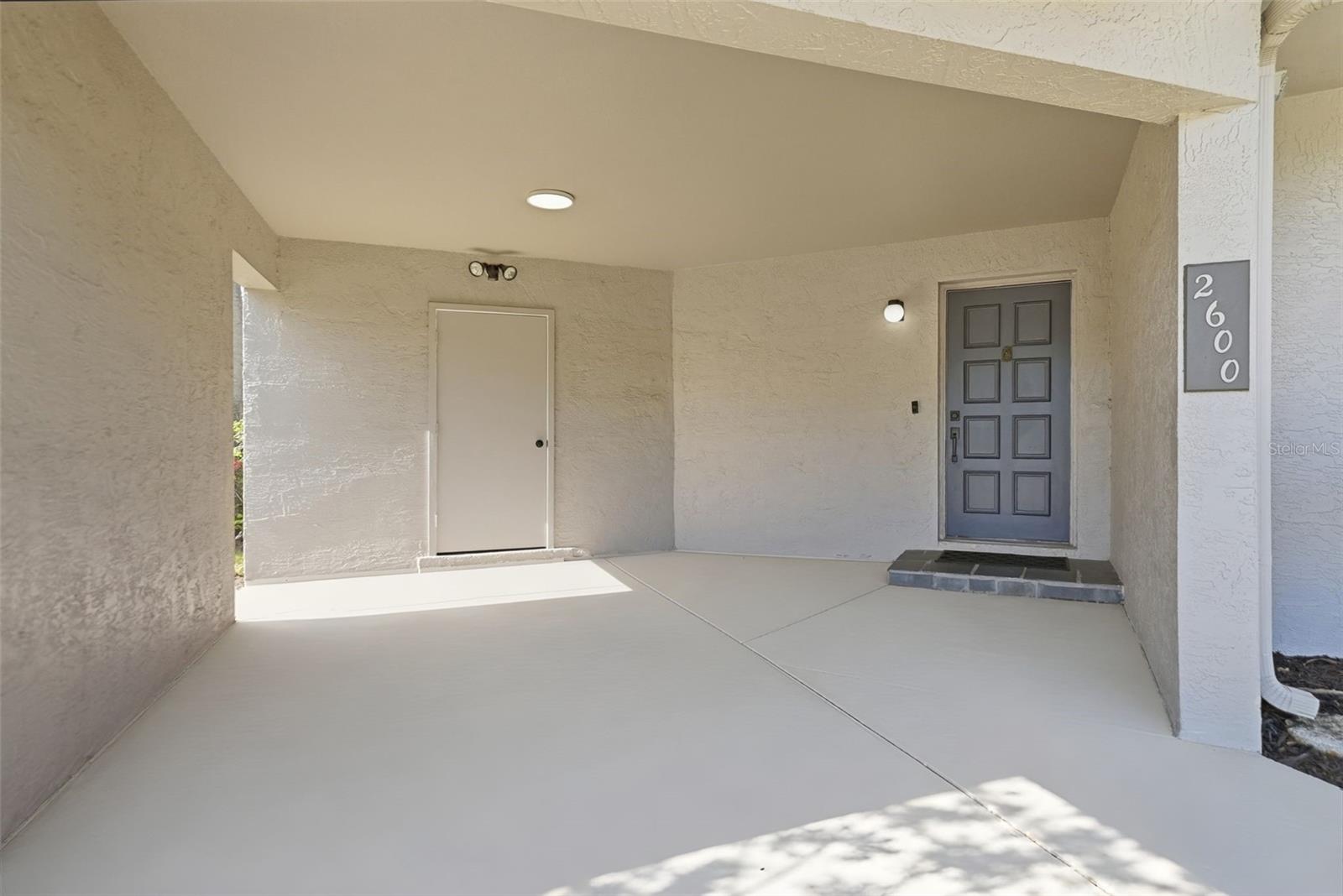 Carport with parking