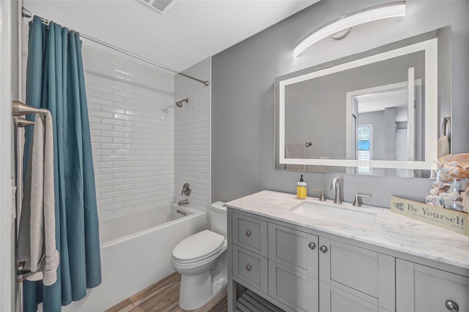 Updated guest bath on 2nd floor.