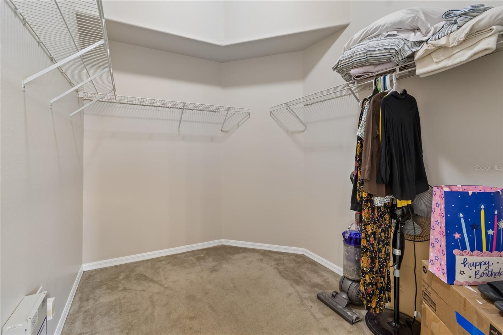 Expansive Primary Walk in closet