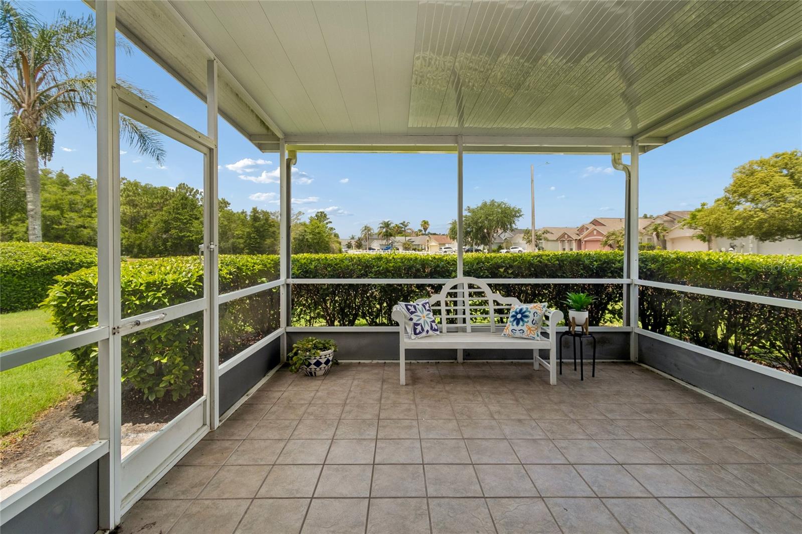 Back Patio with tile