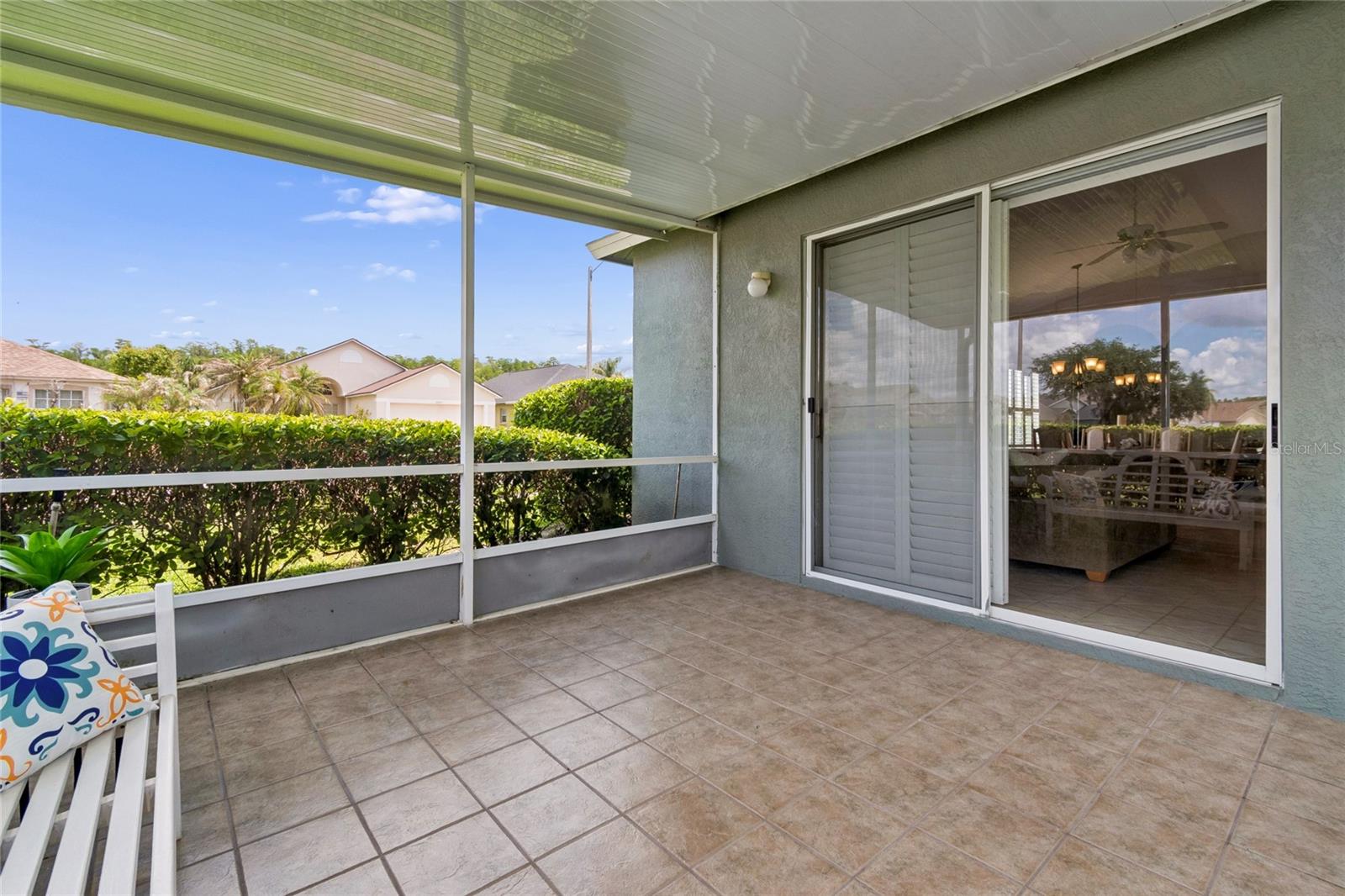 Back Patio with tile