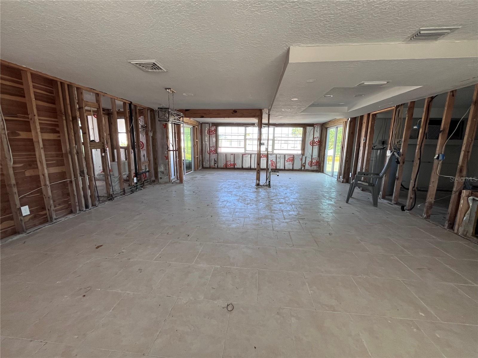 open floor plan